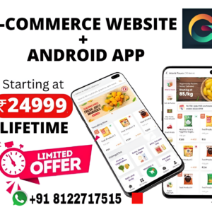 Ecommerce Android App + Website